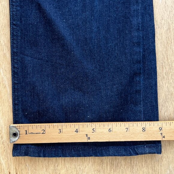 ANALOG MEDIAN JEANS MEN’S sz 33W 33L Regular Fit Dark Wash Straight Leg - Picture 12 of 12